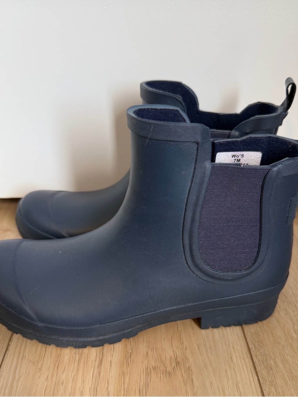 NWT Sperry women’s Navy Chelsea Waterproof Rain Boots - Picture 5 of 7